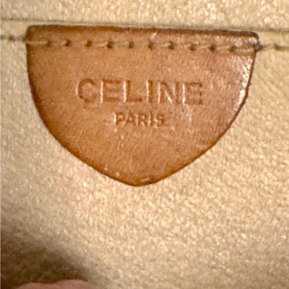 Celine Brown and Tan Leather Messenger Bag - Picture 11 of 12